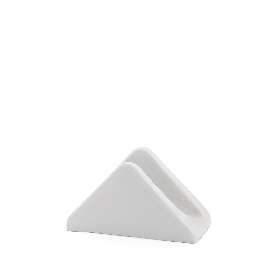 Porta guardanapo de papel triangular porcelana