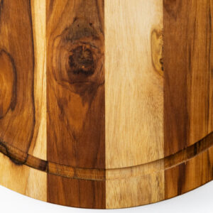 Tábua de madeira tábua redonda tábua de frios grande 40 cm