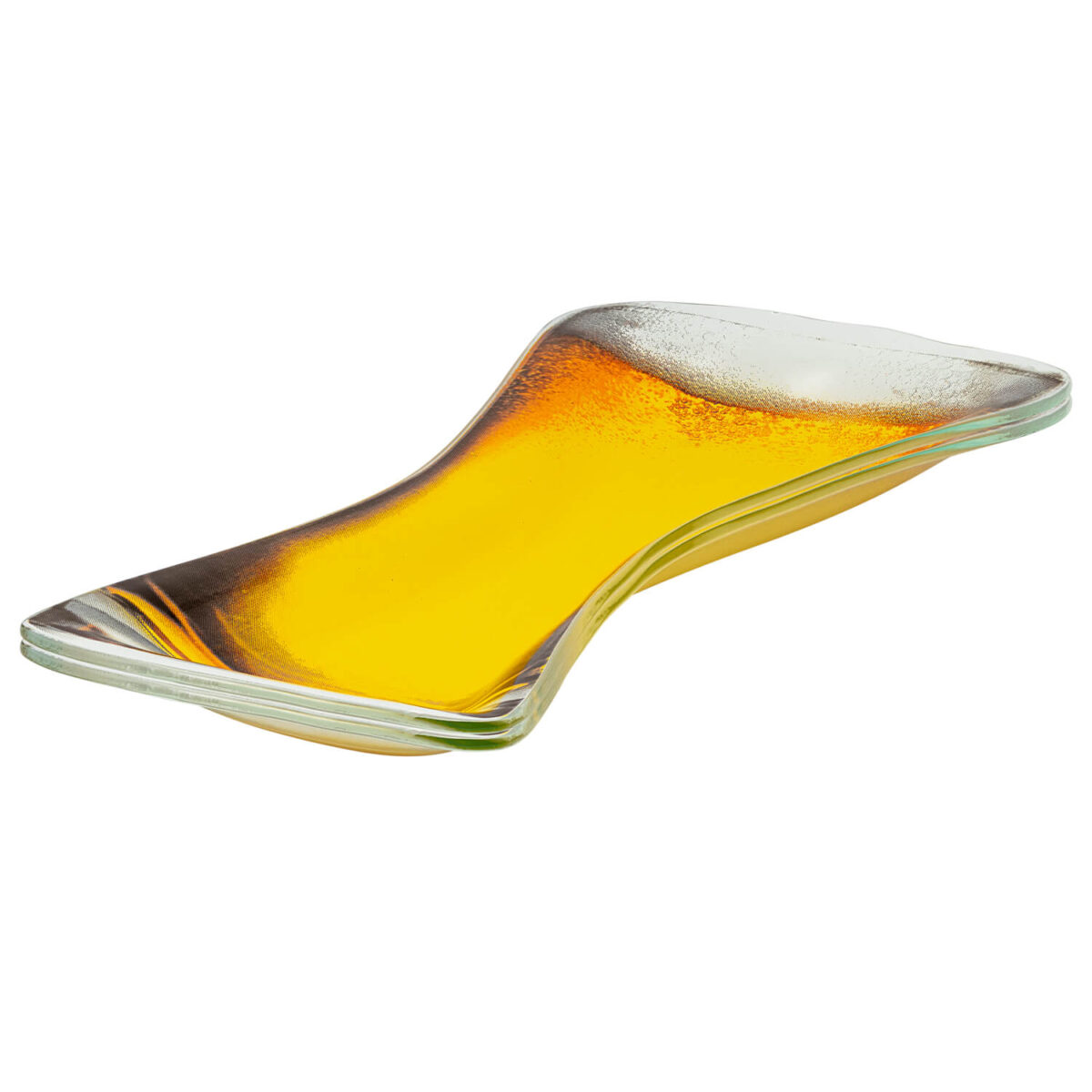 Kit 2 petisqueiras de vidro copo de cerveja copo chopp 29 cm