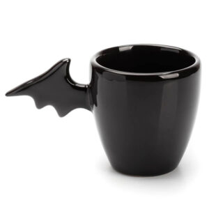 Caneca 3D asa de morcego 200 ml cerâmica