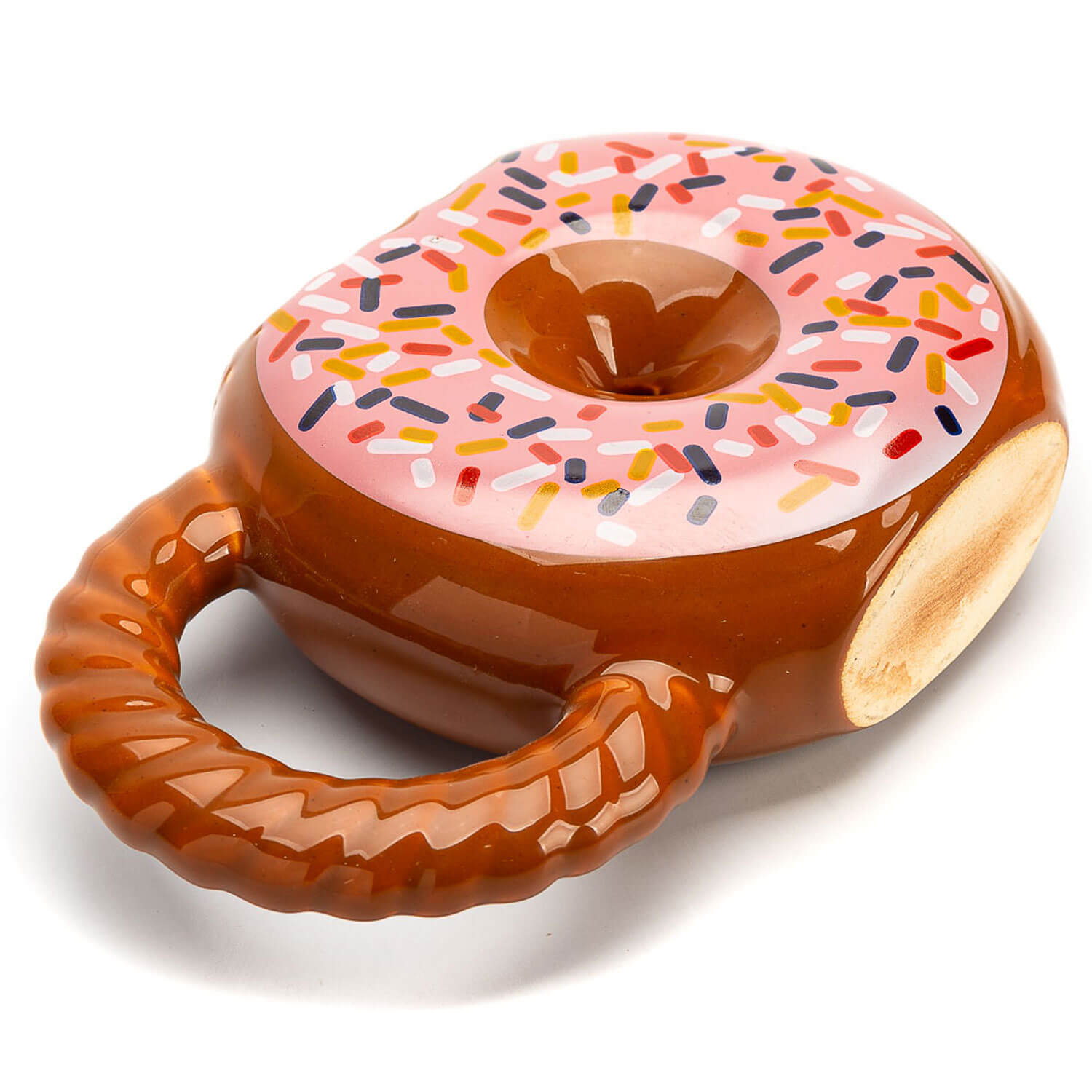 Caneca estilo donut/Cup Cake #caneca #xicara #doce #rosa #dourado