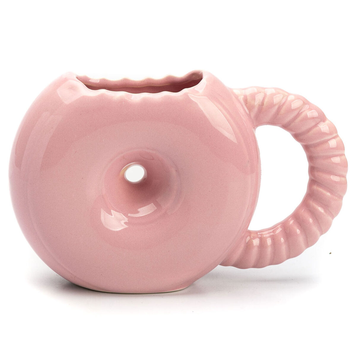 Caneca estilo donut/Cup Cake #caneca #xicara #doce #rosa #dourado