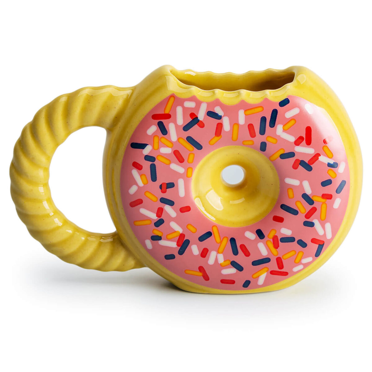 Caneca 3D donuts rosquinha decorada 400 ml cerâmica