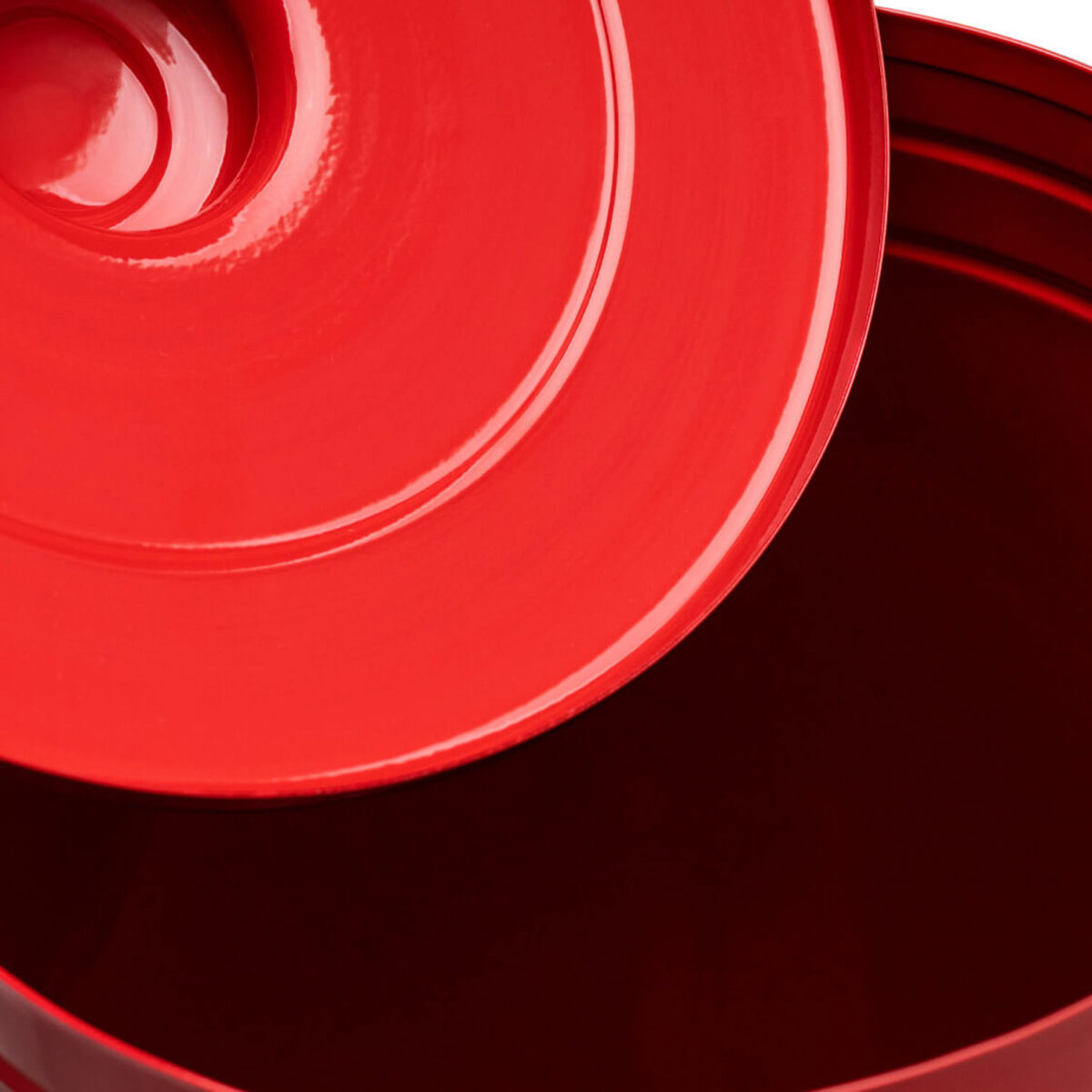 15167153524_LIXEIRA10LVERMELHA_04.jpg Lixeira banheiro e cozinha vermelha aço galvanizado 10 L