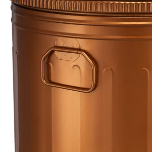 Lixeira rose gold 100 litros lata de lixo americana cobre