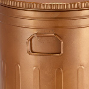 Lixeira rose gold 50 litros lata de lixo americana cobre
