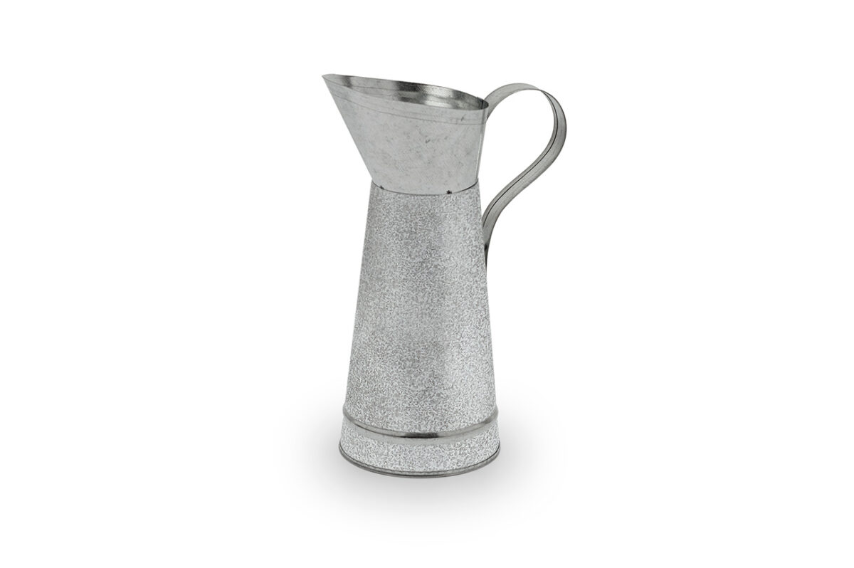 8252447956_jarra20galvanizada20046-5.jpg Jarra decorativa aço galvanizado 27 cm