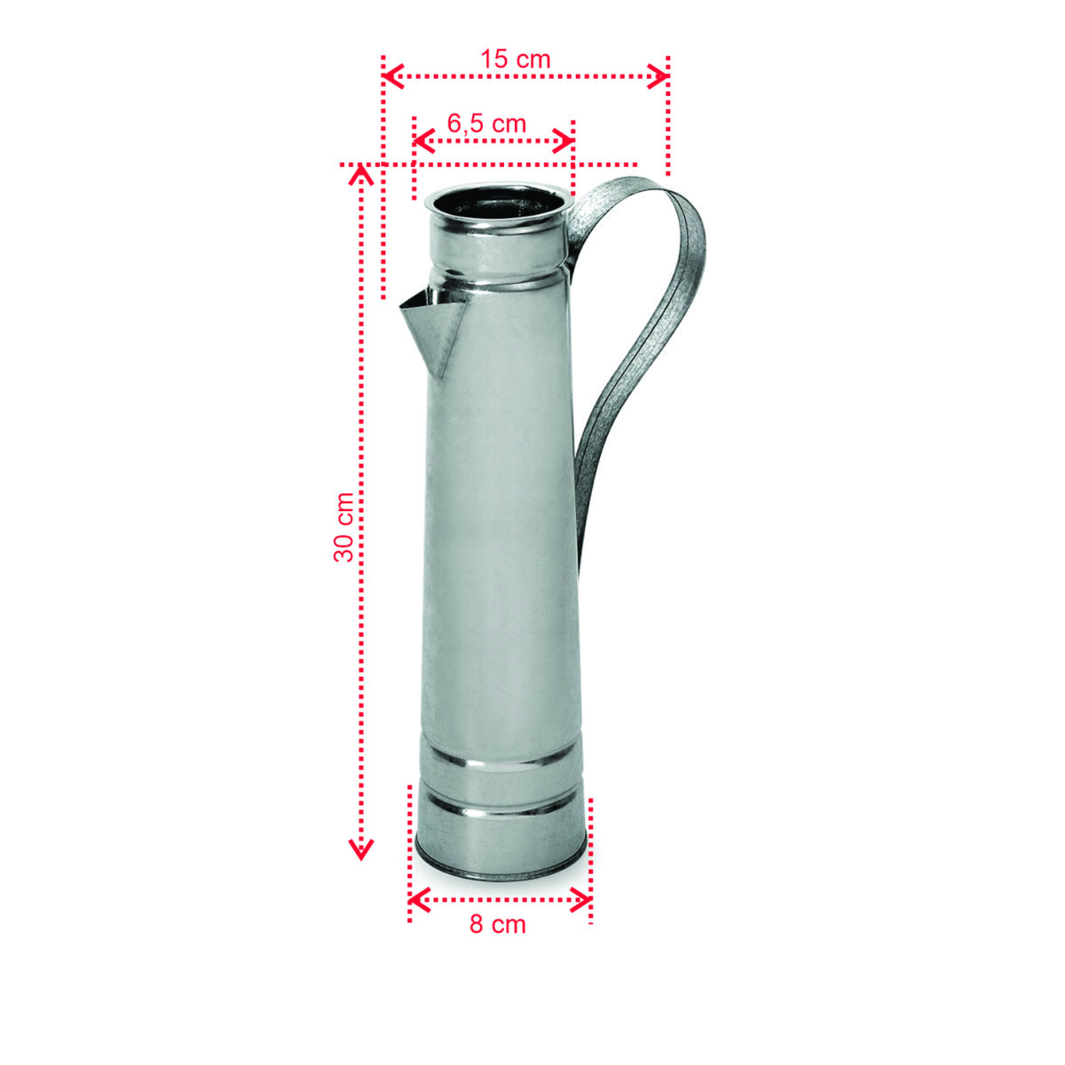 15161868619_BULE30CM.jpg Bule decorativo aço galvanizado 30 cm