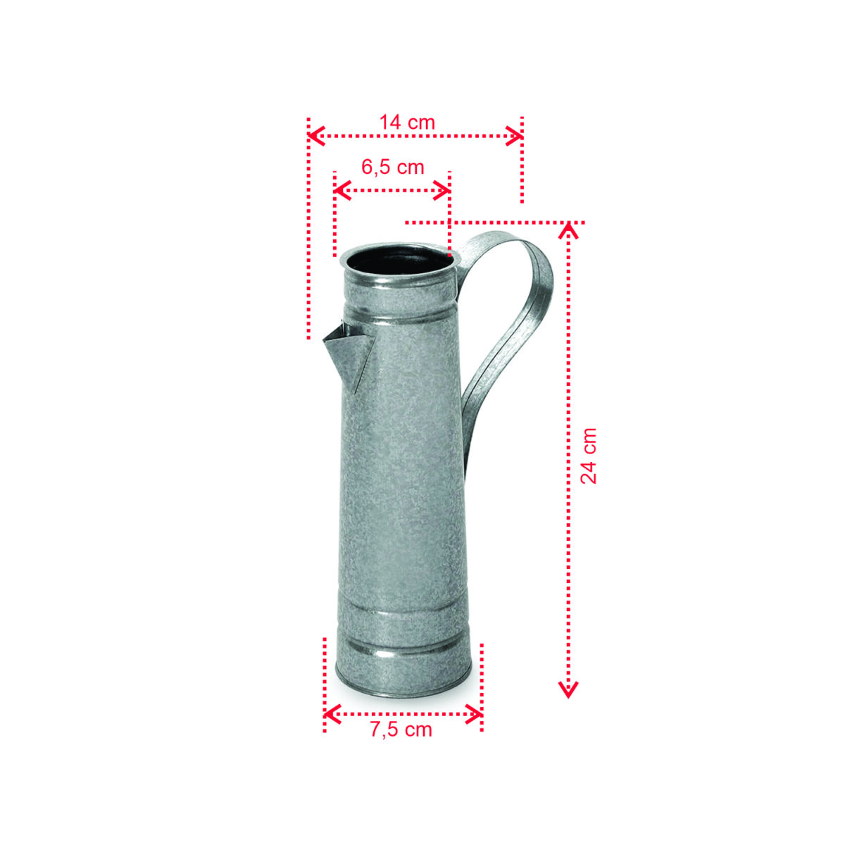 15162181909_BULE24CM.jpg Bule decorativo aço galvanizado 24 cm